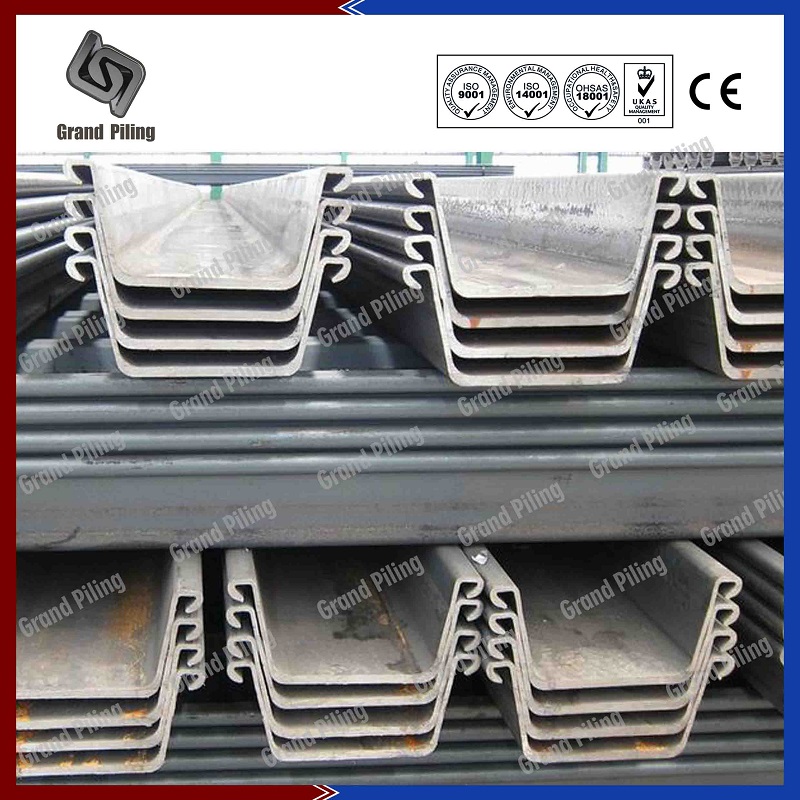 steel sheet piles hot rolled sheet piles u profile sheet piling hoesch sheet pile