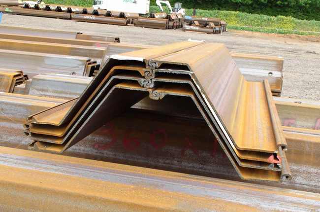 Hot Rolled Steel Sheet Pile Sections