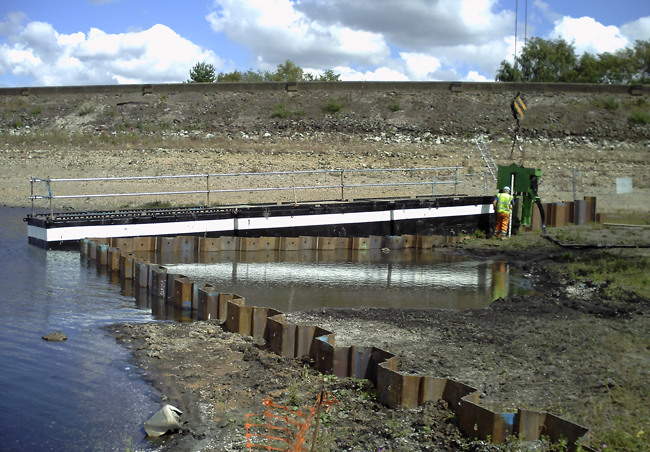 Steel Sheet Piles for Cofferdams