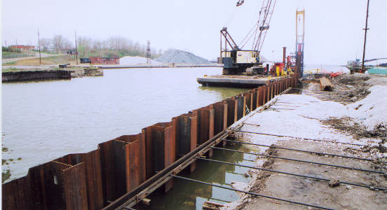 Application of sheet pile