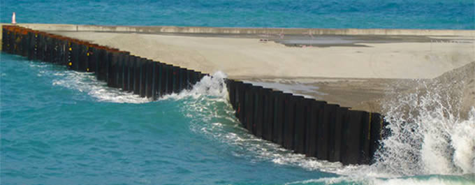 Sheet piles offer an economical solution