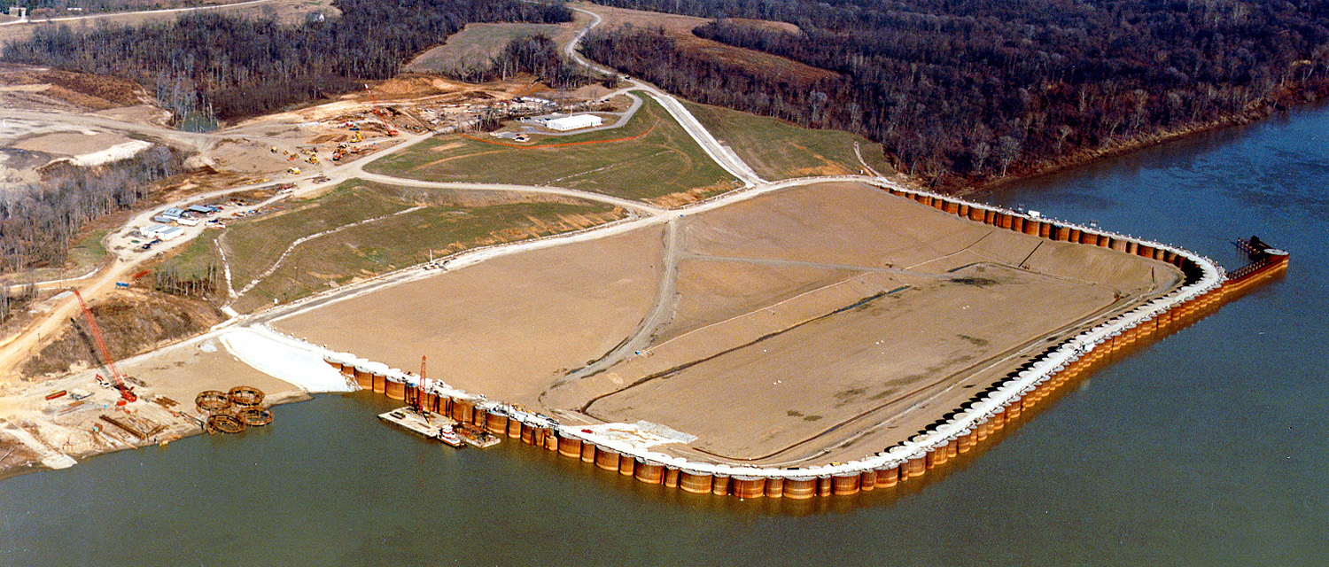 Double-Wall Sheet Pile Cofferdam