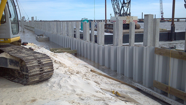 Vinyl Sheet Piling for Cost-Effective Construction