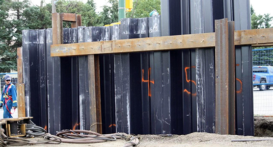 Concrete And Bentonite Replace Sheet Piling In Deep Excavations