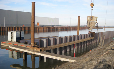 Steel Sheet Piling Retaining Walls