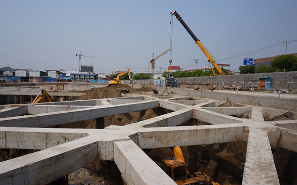 Sheet piles replace diaphragm walls