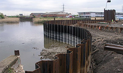 Advanced solution for sheet piling