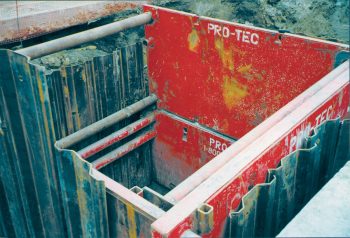 Overlap sheet pile