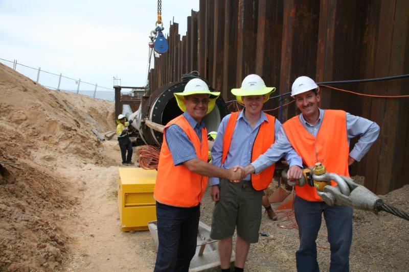 Temporary Sheet Piles Pipe Pull Trench Cofferdam