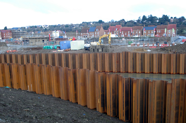 Sheet piles - temporary solutions