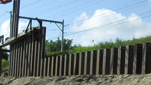 Z-shaped sheet piling