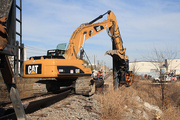 Sheet Pile of Excavator Mounted Vibrator