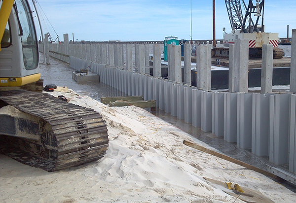 The Sheet Pile Mobile Cofferdam