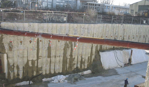 Excavation Supported by Cantilevered Sheet Pile Wall