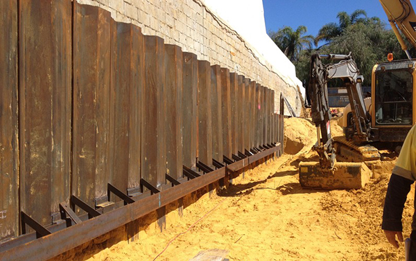 DRIVEN SHEET PILES