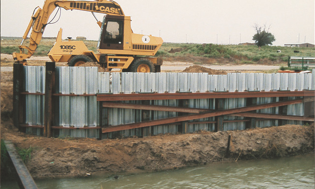 Steel Sheet Piling is roll-formed for a continuous, positive interlock.