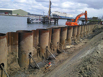 21,000 tons tubular sheet pile shipped to Manzanillo port,Mexico.