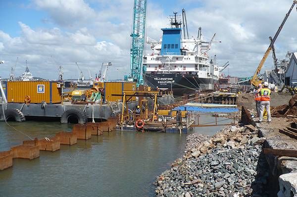 Typical Port and Steel Sheet Pile Structures