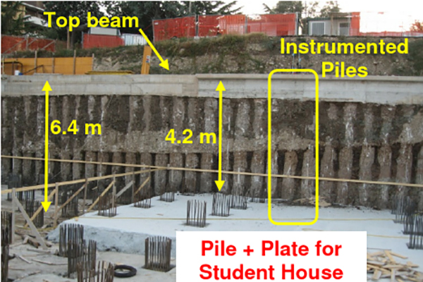 Cantilever sheet pile wall design