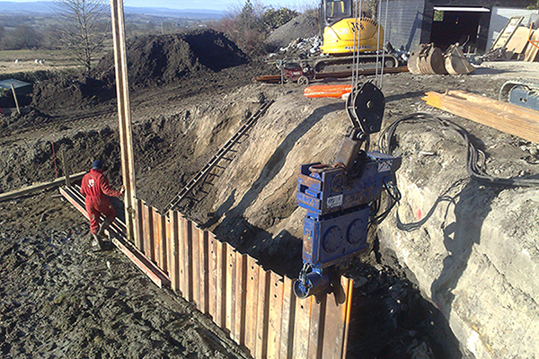 What is sheet pile foundation?