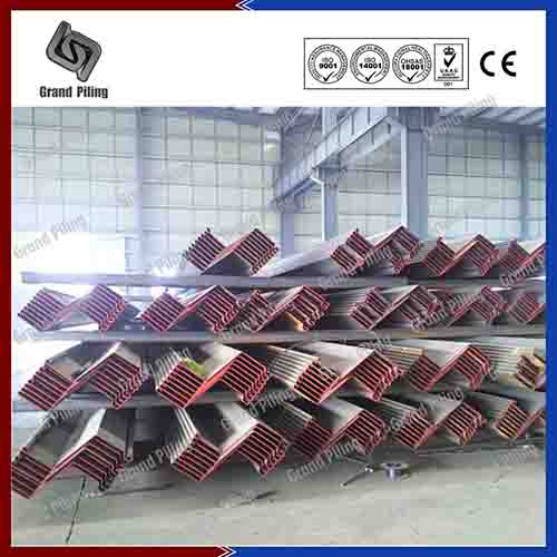 Z type sheet piling Z type sheet piling