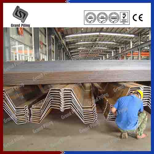 Z type sheet piling Z type sheet piling